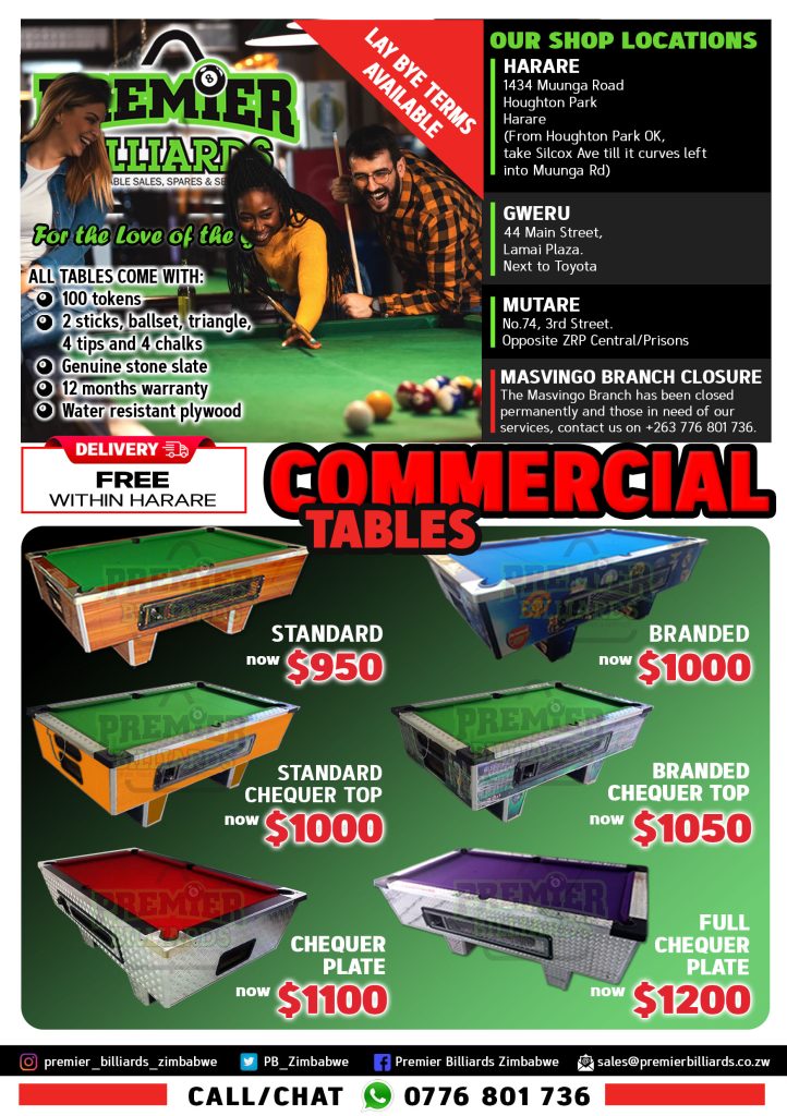 Commercial Tables